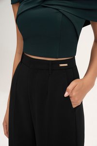 Laken Straight Pants in Classic Black