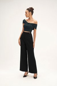 Laken Straight Pants in Classic Black