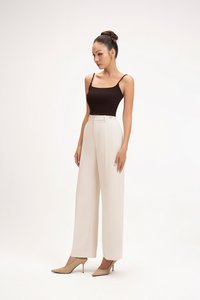 Laken Straight Pants in Ivory