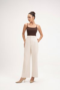 Laken Straight Pants in Ivory