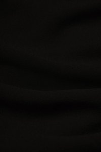 Nessa Padded Cap Sleeves Ruched Dress in Classic Black