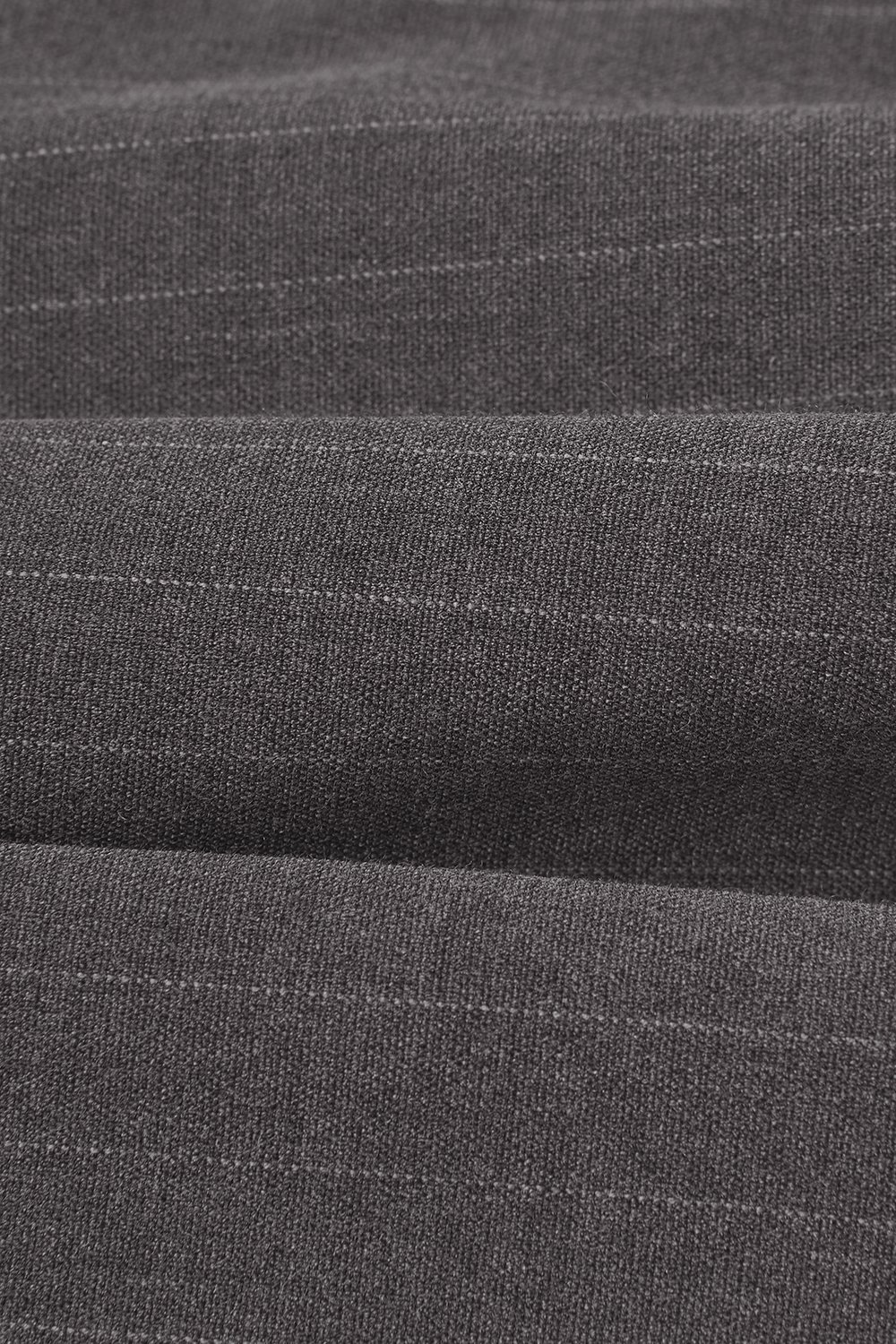Jodin High Waist Pinstripe Pleated Wide Pants in Grey Pinstripe