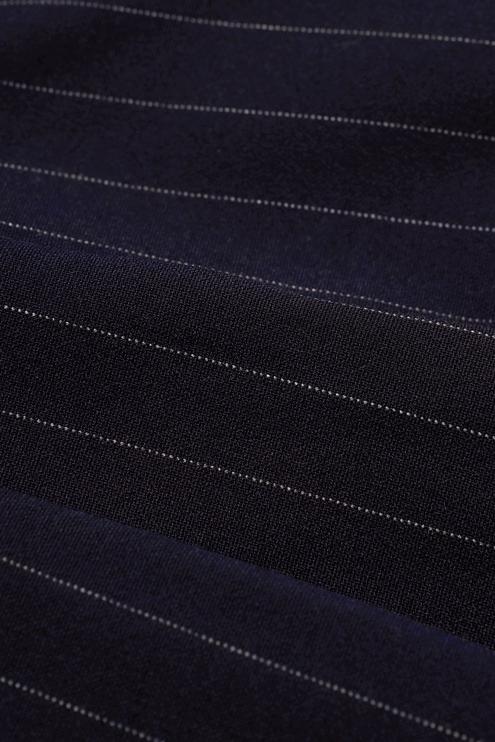 Jodin High Waist Pinstripe Pleated Wide Pants in Navy Pinstripe