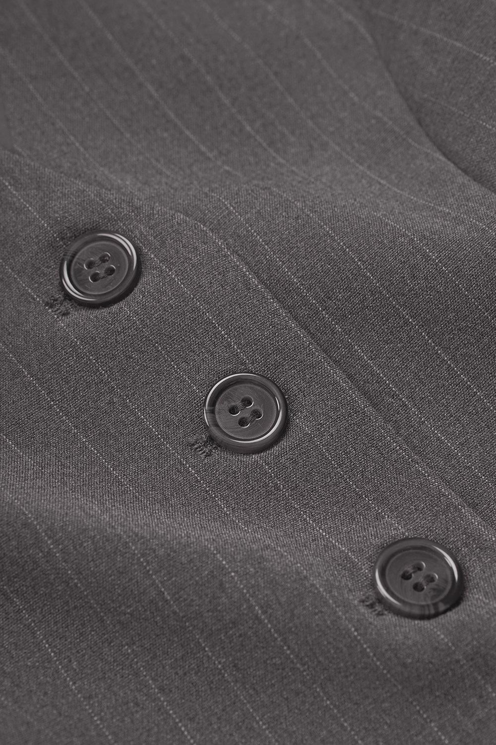 Victoria Pinstripe Vest Top in Grey Pinstripe