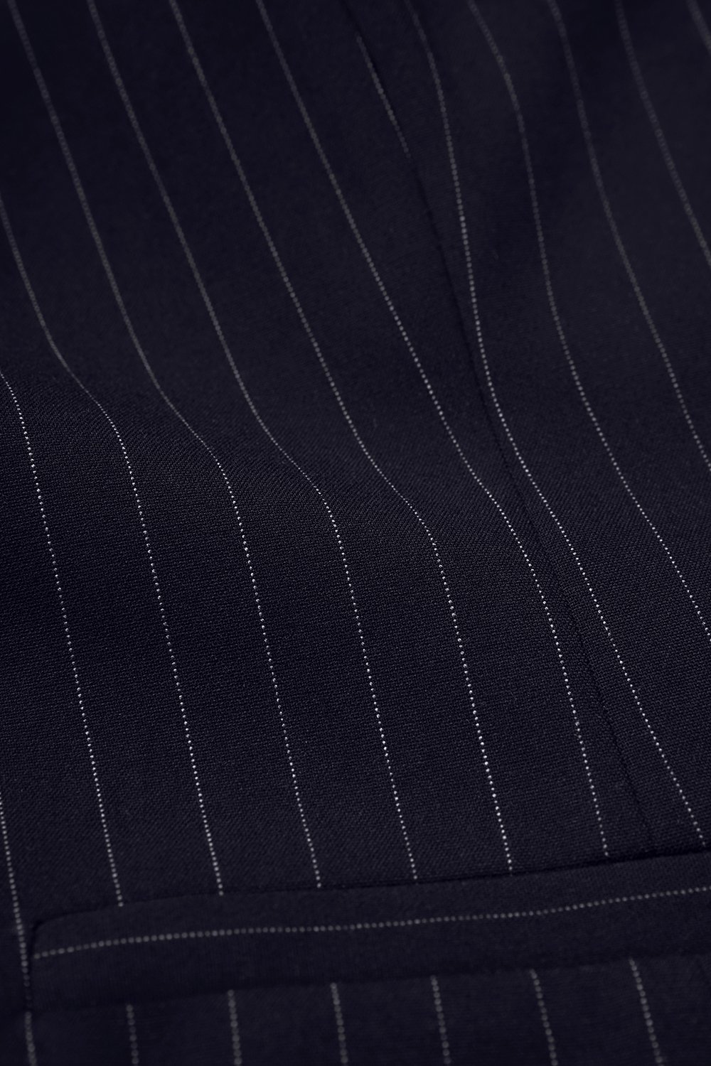 Victoria Pinstripe Vest Top in Navy Pinstripe