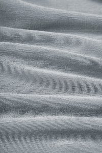 Emory Drape Cap Sleeves Top in Pale Bluish Grey