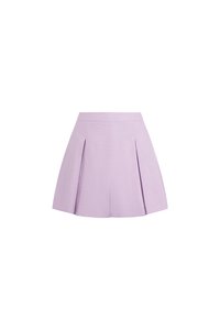 Riven High Waist Flare Shorts in Lavender