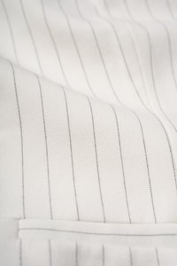 Victoria Pinstripe Vest Top in Iconic White Pinstripe