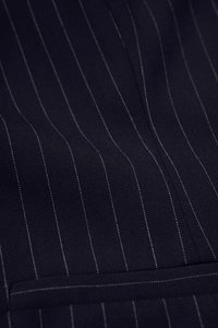Victoria Pinstripe Vest Top in Navy Pinstripe