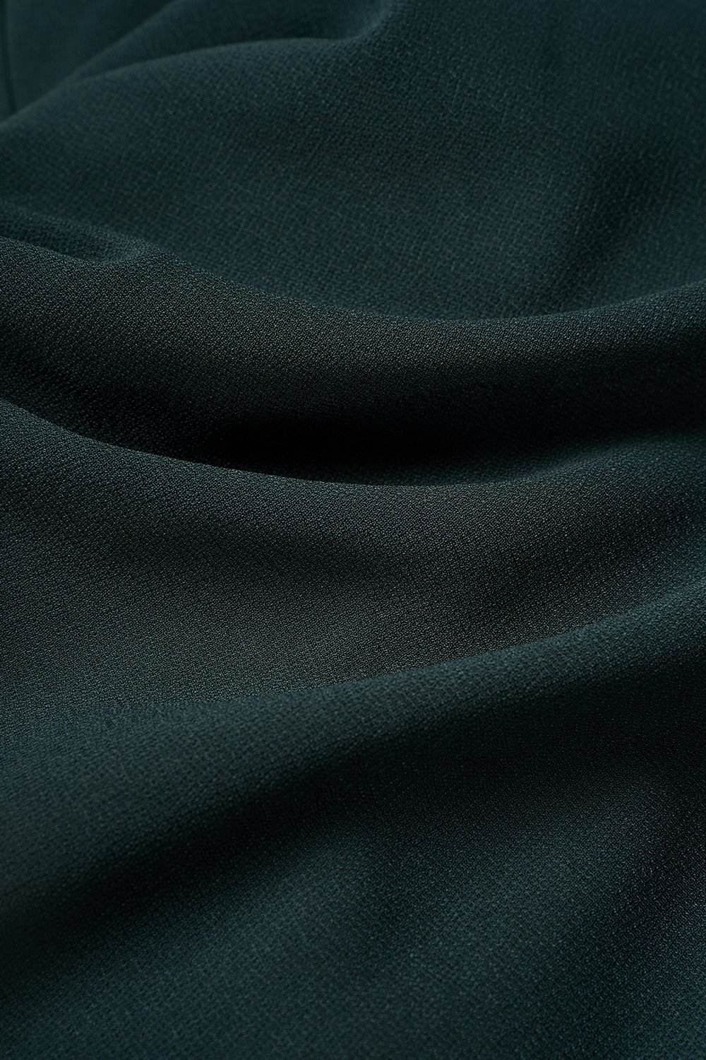 Airlea Padded Ruched Low Back Pencil Dress in Emerald Green