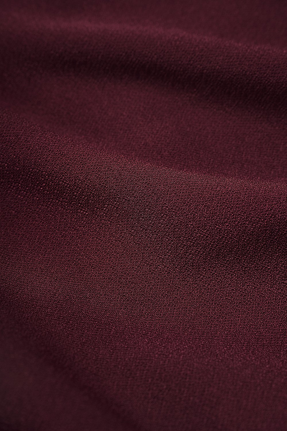 Clea Spaghetti Padded Ruched Pencil Dress in Burgundy