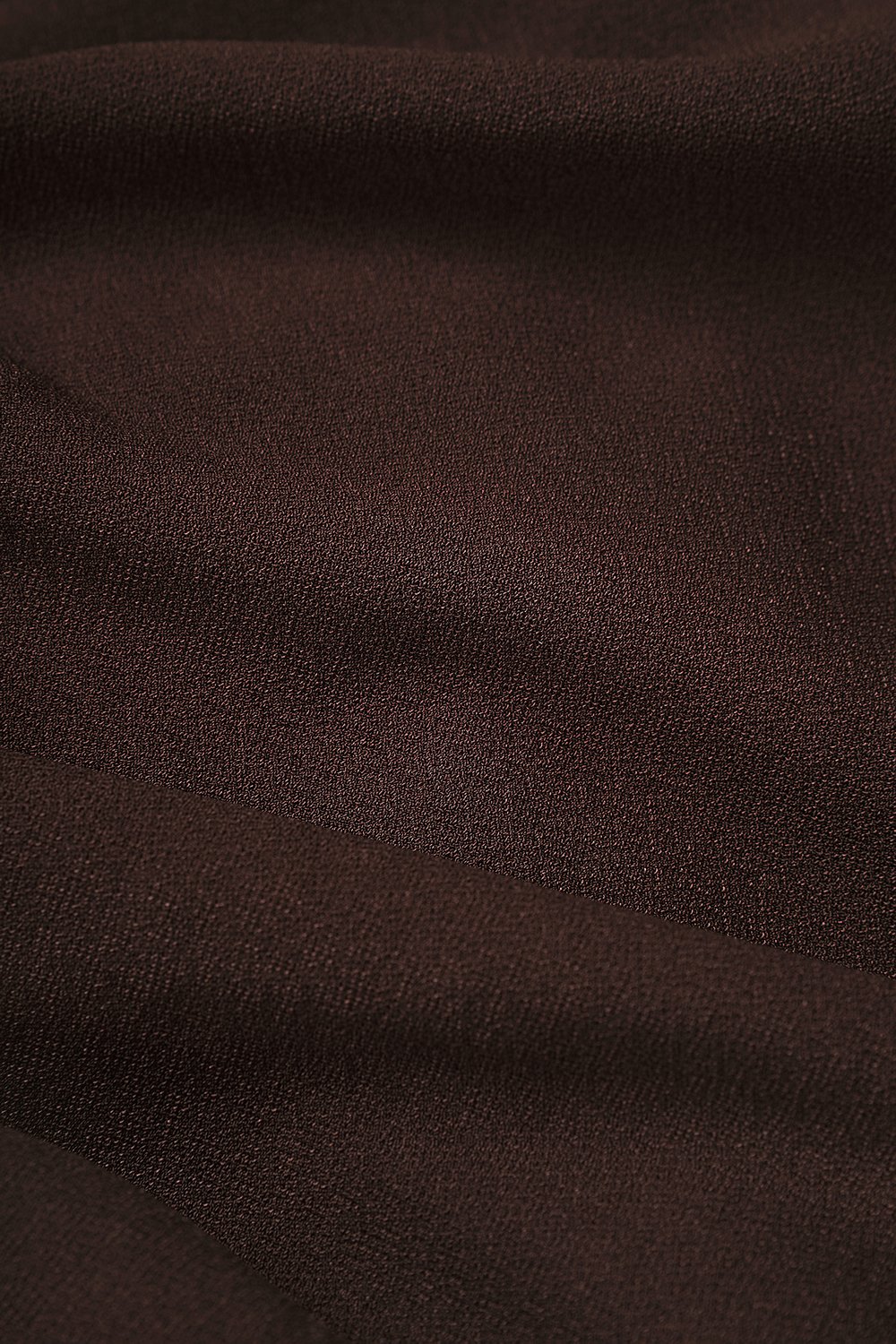 Clea Spaghetti Padded Ruched Pencil Dress in Chocolate