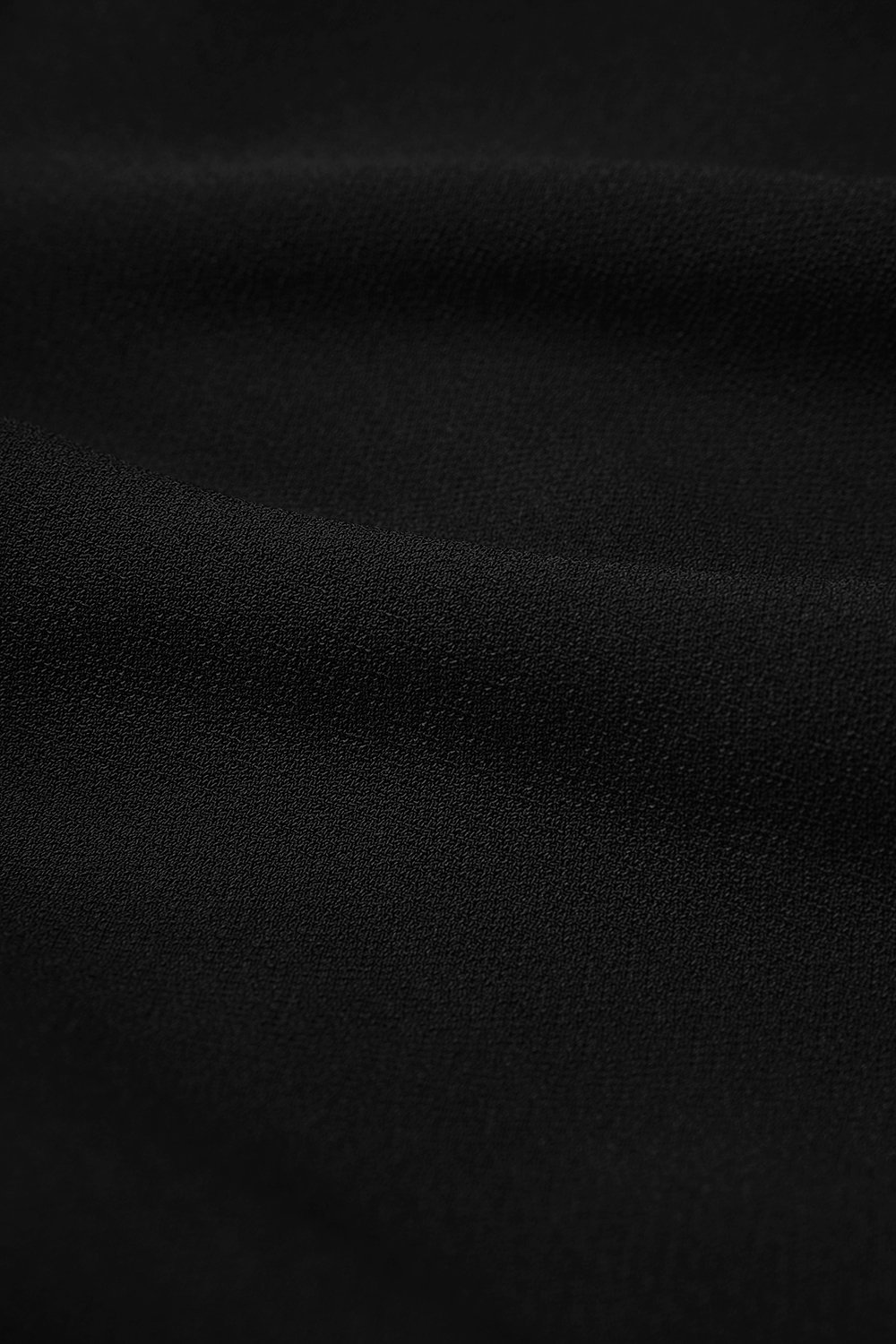 Lucinda Padded Toga Asymmetrical Top in Classic Black