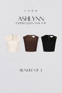 Ashlynn Padded Queen Anne Top Bundle of 3