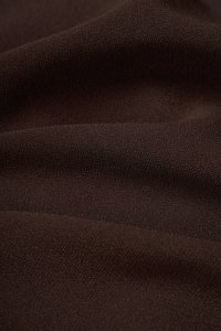Baelin Padded Halter Ruched Pencil Dress in Chocolate