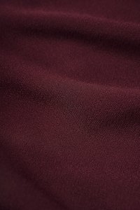 Clea Spaghetti Padded Ruched Pencil Dress in Burgundy
