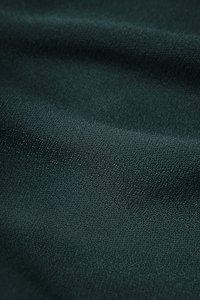Clea Spaghetti Padded Ruched Pencil Dress in Emerald Green