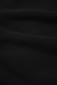 Lucinda Padded Toga Asymmetrical Top in Classic Black