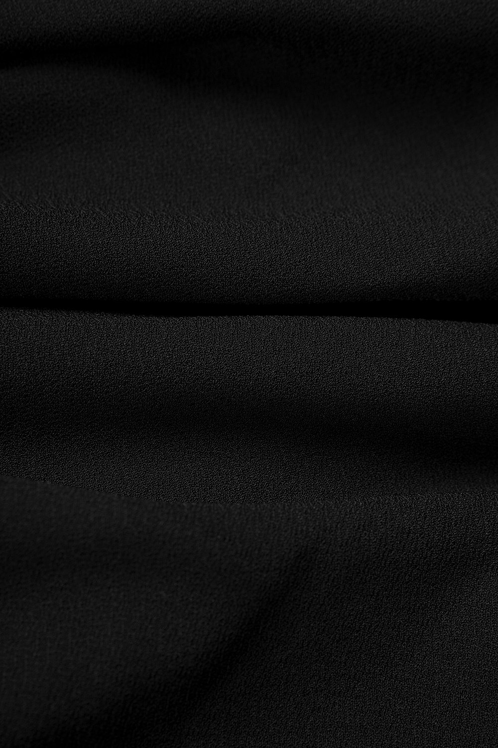 Matilda Padded Asymmetrical Toga Top in Classic Black