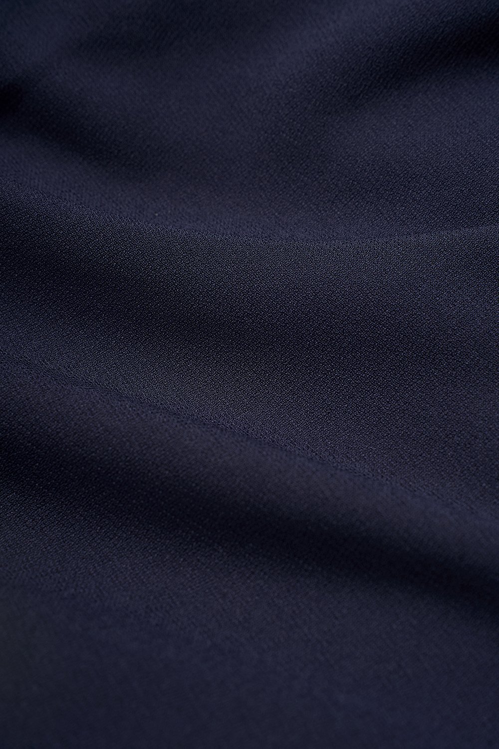 Sienne Padded Square Neck Crop Top in Navy Blue