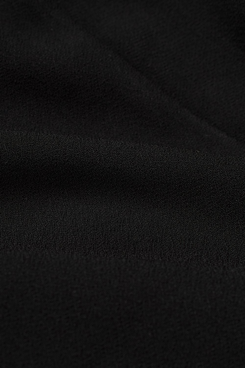 Sienne Padded Square Neck Regular Top in Classic Black