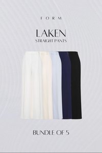 Laken Straight Pants Bundle of 5