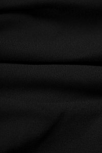 Matilda Padded Asymmetrical Toga Top in Classic Black