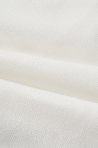 Matilda Padded Asymmetrical Toga Top in Iconic White