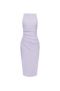 Sabrina Padded Ruched Pencil Dress in Wisteria