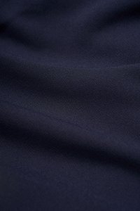 Sienne Padded Square Neck Crop Top in Navy Blue