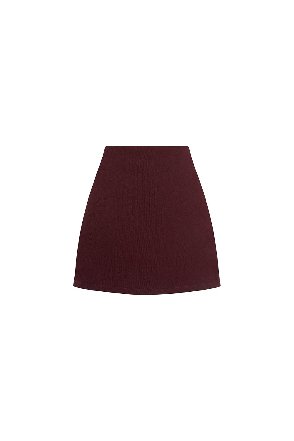 Alette High Waisted Skorts in Merlot