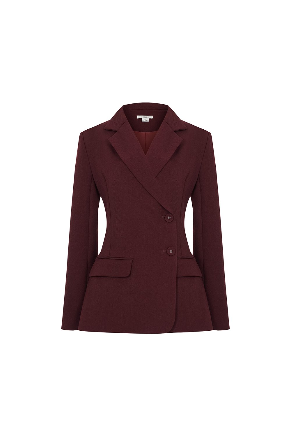 Renna Tailored Blazer in Merlot