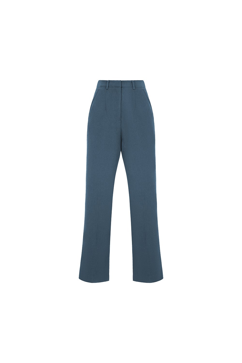 Rowena Straight Pants in Aegean Blue