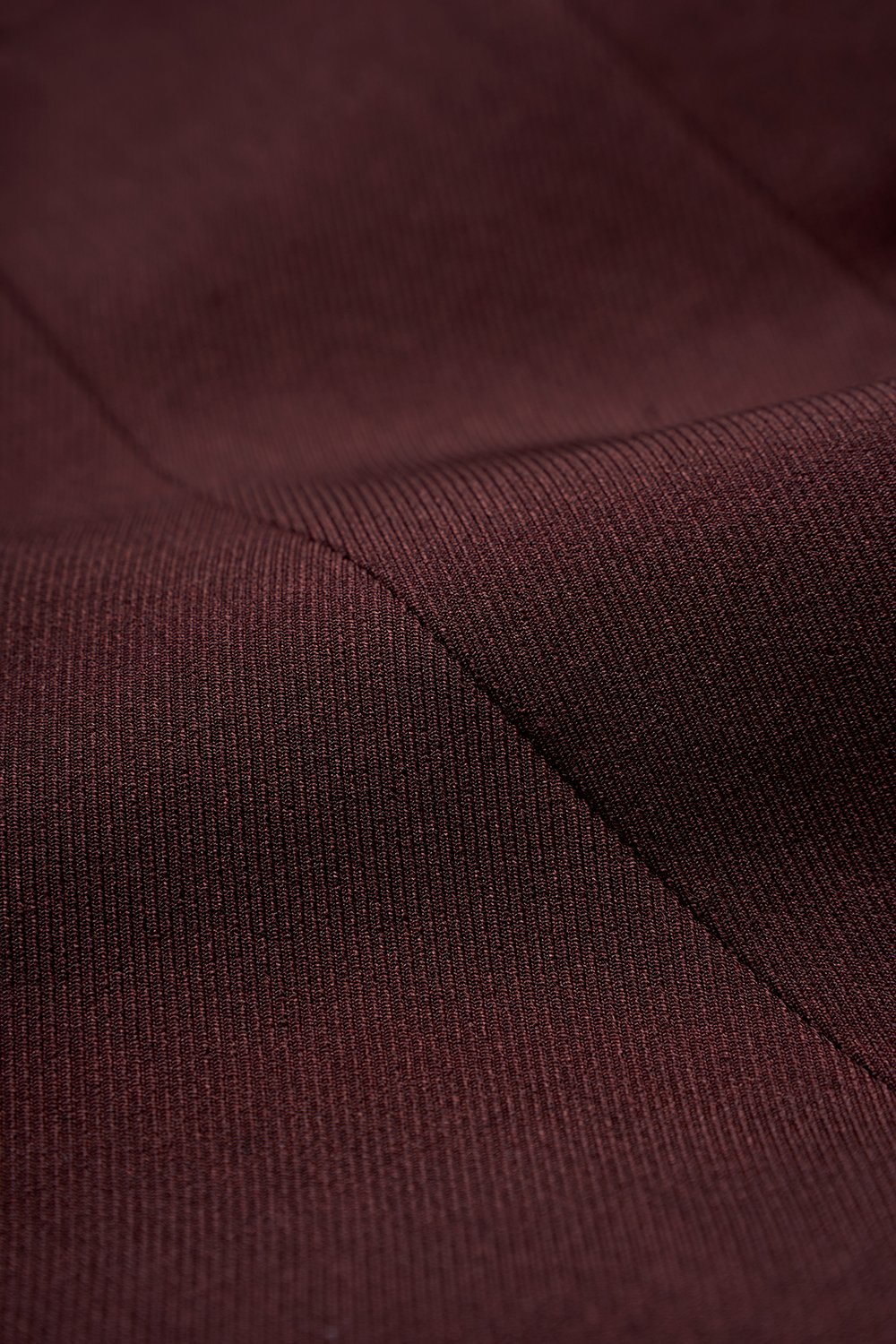 Seline Padded Peplum Top in Merlot