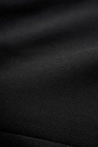 Cyane Padded Mini Dress in Classic Black
