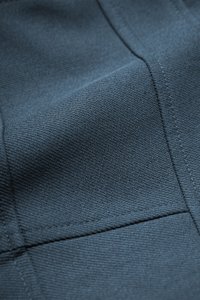 Hilda Padded Palazzo Jumpsuit in Aegean Blue