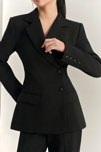 Renna Tailored Blazer in Classic Black