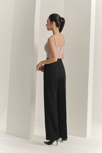 Rowena Straight Pants in Classic Black