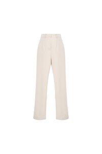Rowena Straight Pants in Greige Stone