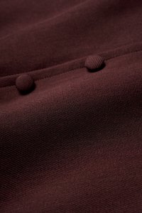 Veda Padded Strappy Pencil Dress in Merlot