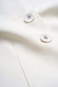 Vianne Queen Anne Vest Top in Iconic White