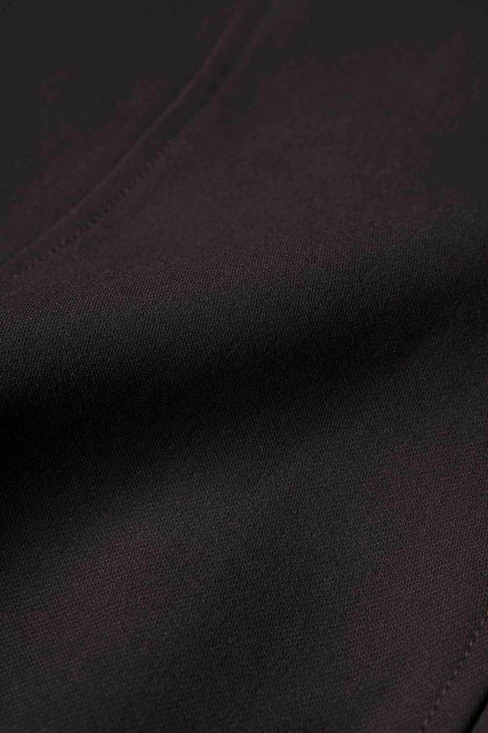 Dayna Padded Boat Neck Mini Dress in Rich Espresso