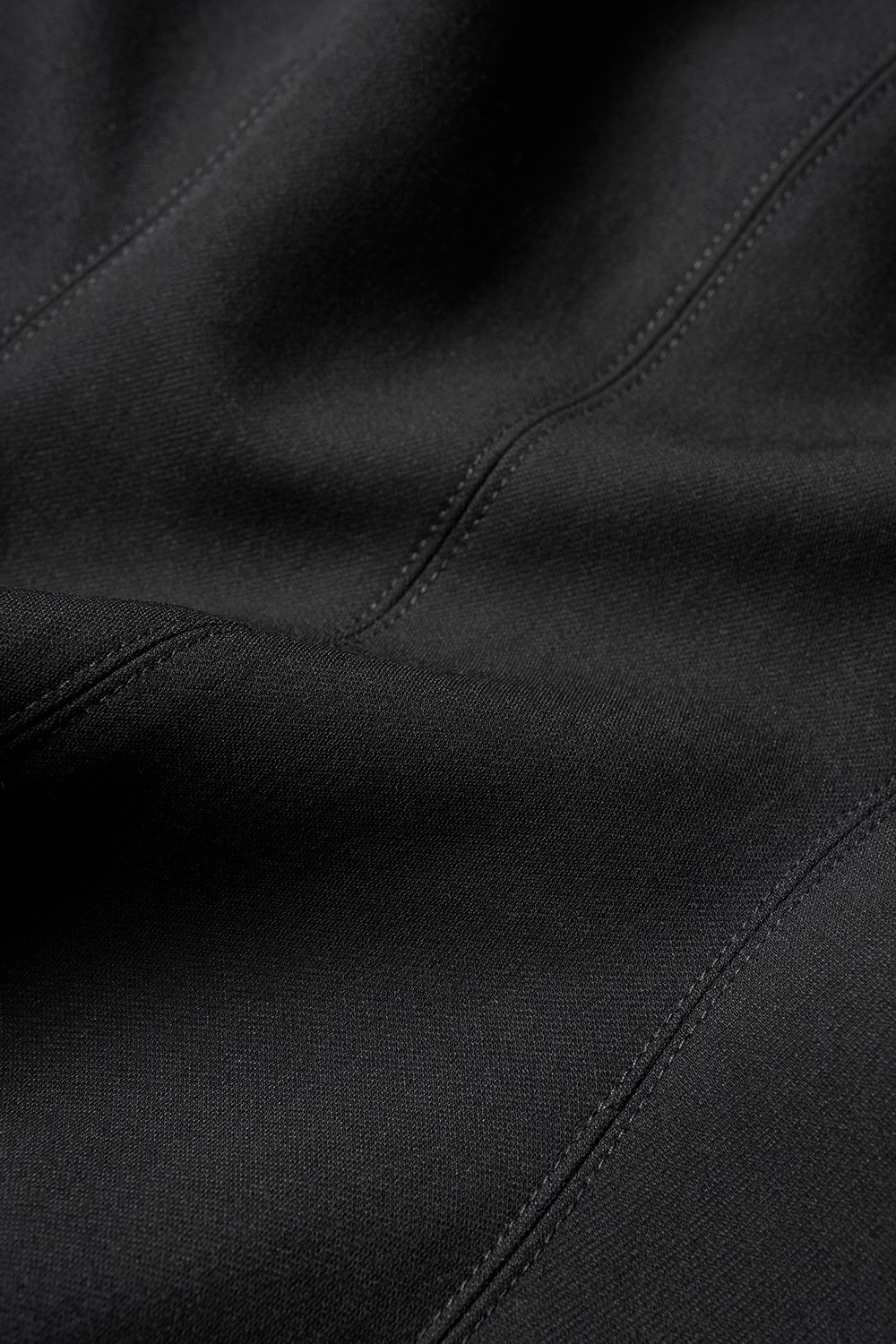 Esther Padded Wide Neck Peplum Top in Classic Black