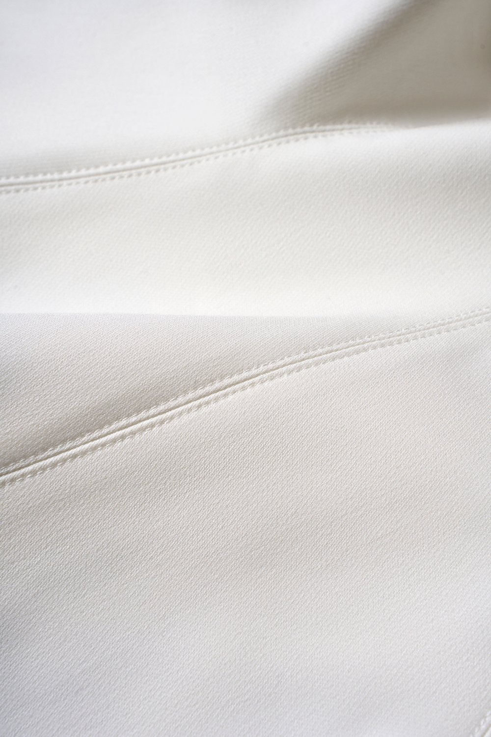Esther Padded Wide Neck Peplum Top in Iconic White