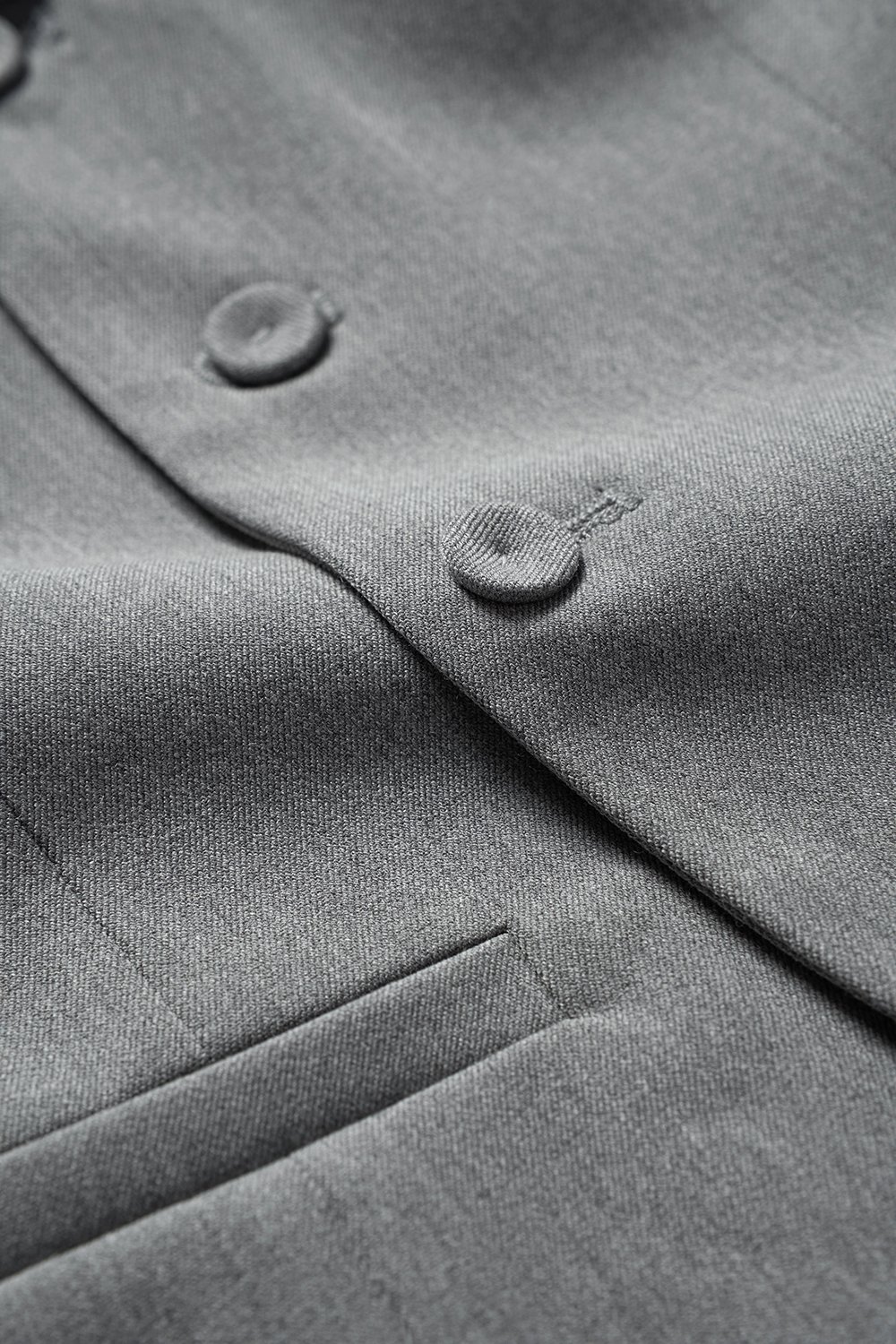 Megan Bustier Tailored Camisole Top in Melange Grey
