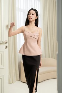 Becca Pencil Skirt in Rich Espresso