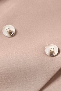 Delia Off Shoulder Tailored Top in Dusty Pink