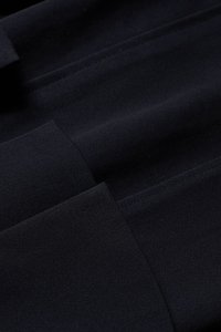 Geraldine Padded Peplum Pencil Dress in Deep Navy