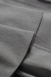 Geraldine Padded Peplum Pencil Dress in Heathered Grey