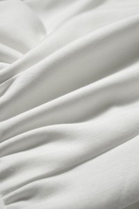 Julinne Padded Ruched Top in Iconic White